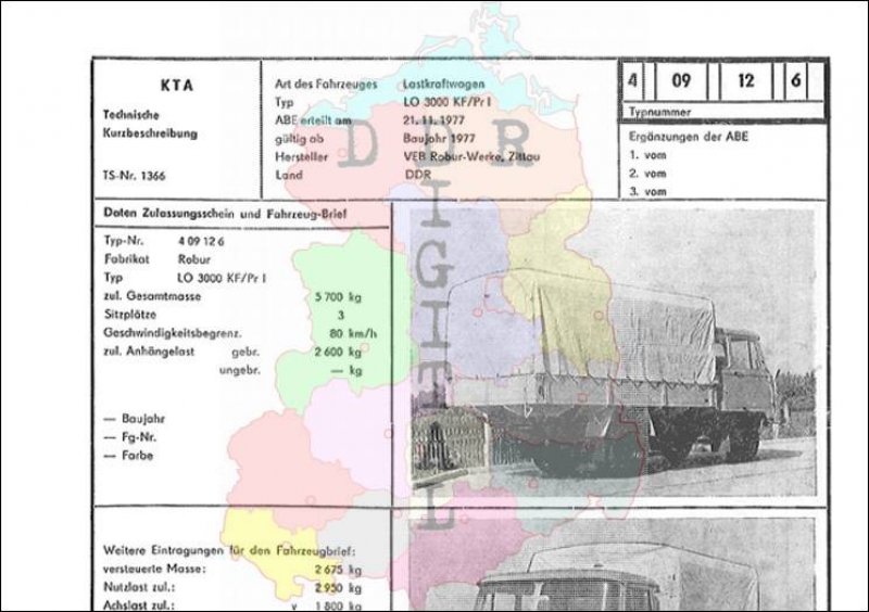Lastkraftwagen LO 3000 KF/Pr I