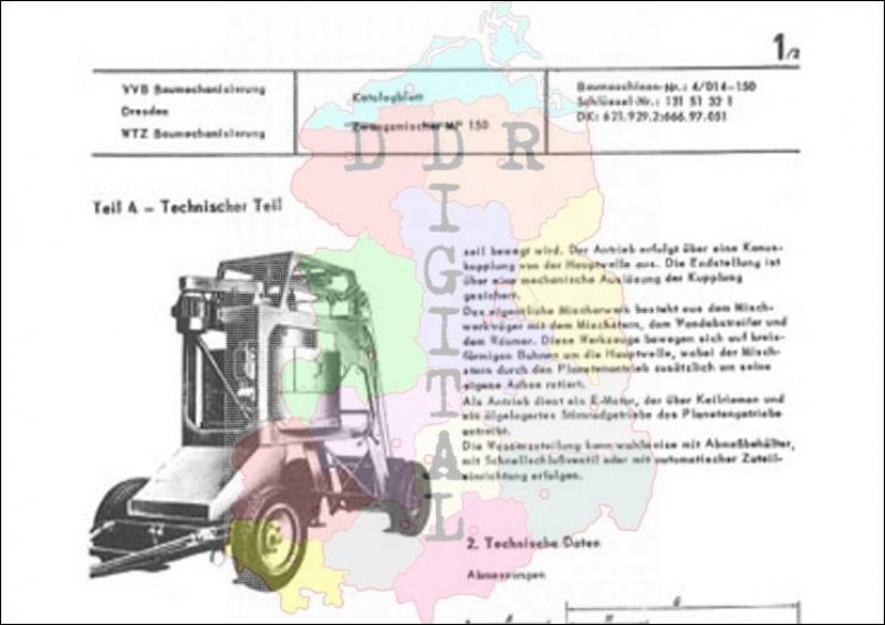 Zwangsmischer MP 150