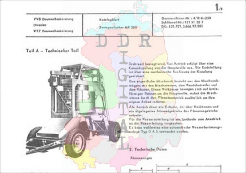 Zwangsmischer MP 250
