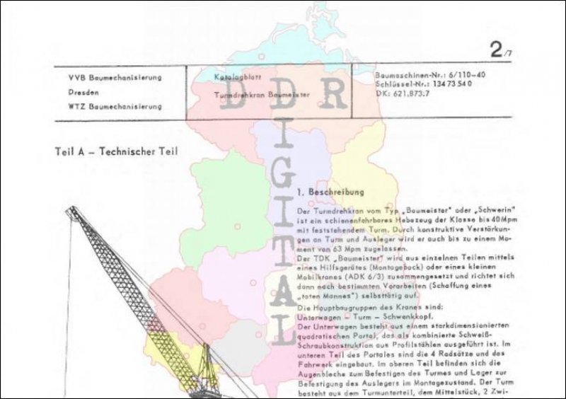 Turmdrehkran Baumeister