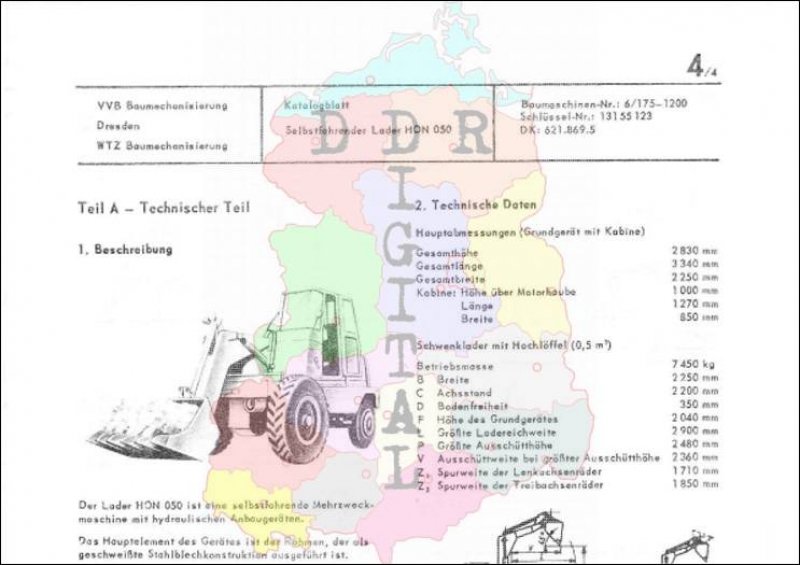 Selbstfahrender Lader HON 050