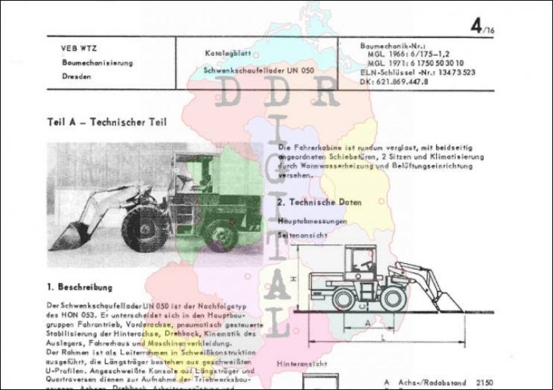 Schwenkschaufellader UN 050