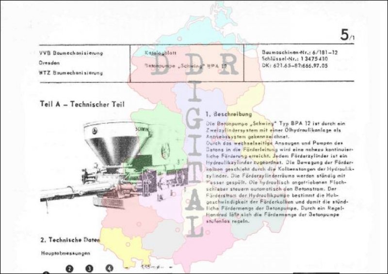 Betonpumpe Schwing BPA 12