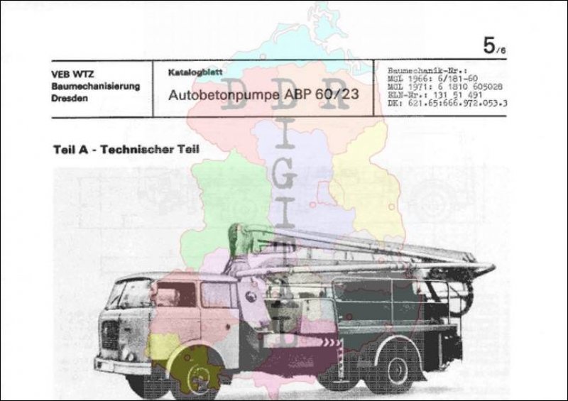 Autobetonpumpe ABP 60/23