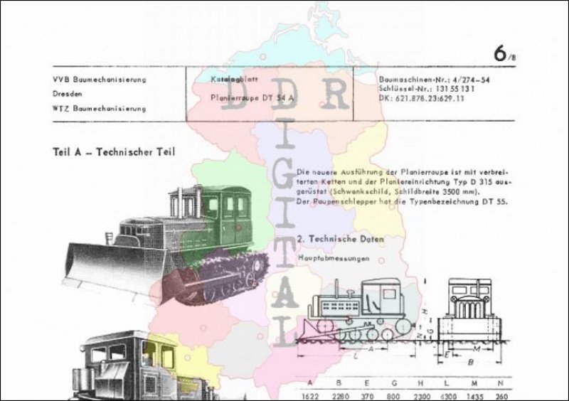 Planierraupe DT 54 A
