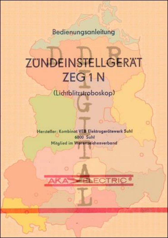 Zündeinstellgerät ZEG 1 N