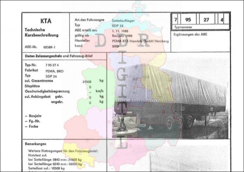 attelauflieger SDP 24