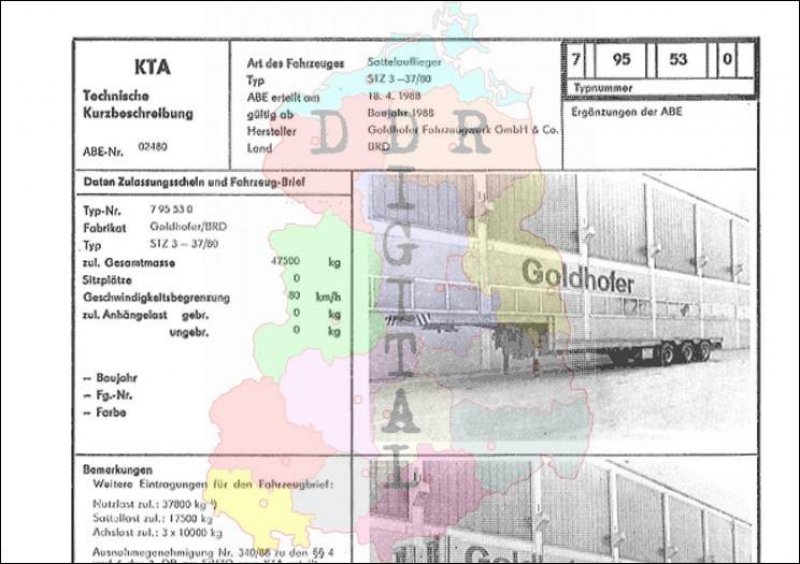 Sattelauflieger STZ 3-37/80