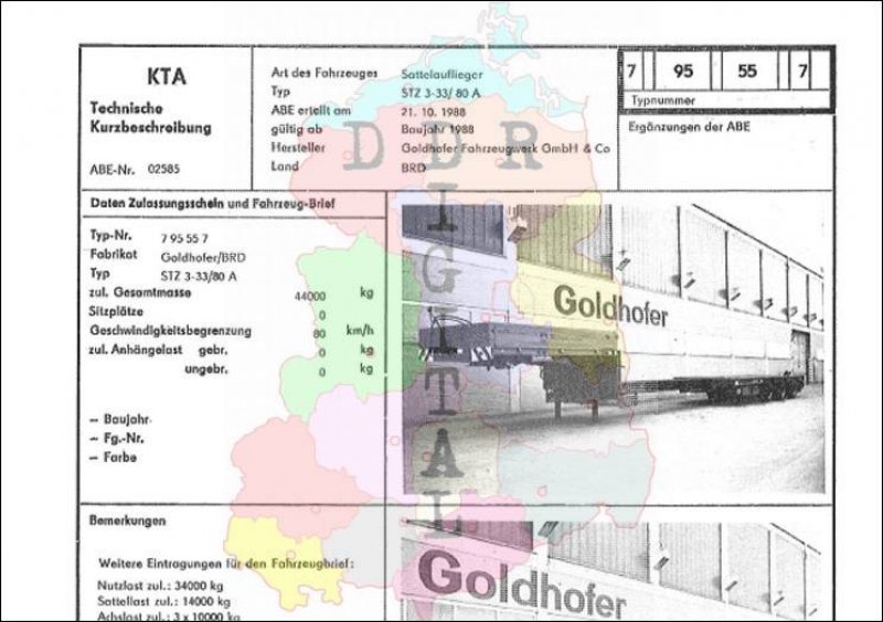 Sattelauflieger STZ 3-33/80 A