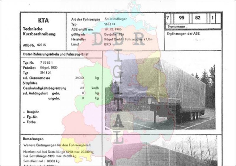 Sattelauflieger SN J 24