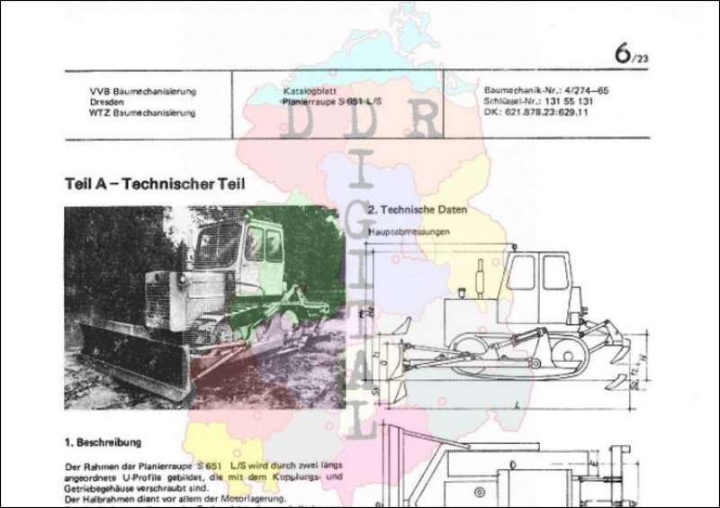 Planierraupe S 651 L/S