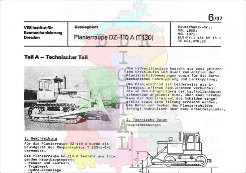 Planierraupe DZ-110 A (T 130)