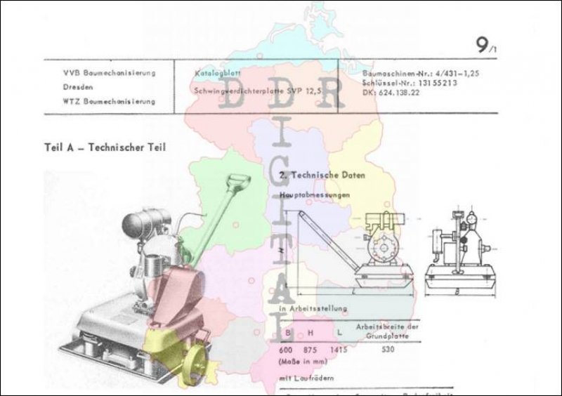 Schwingverdichterplatte SVP 12,5