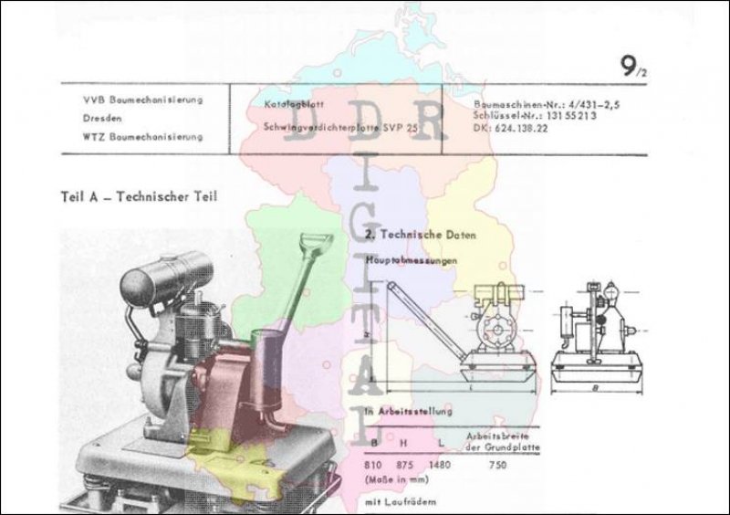 Schwingverdichterplatte SVP 25