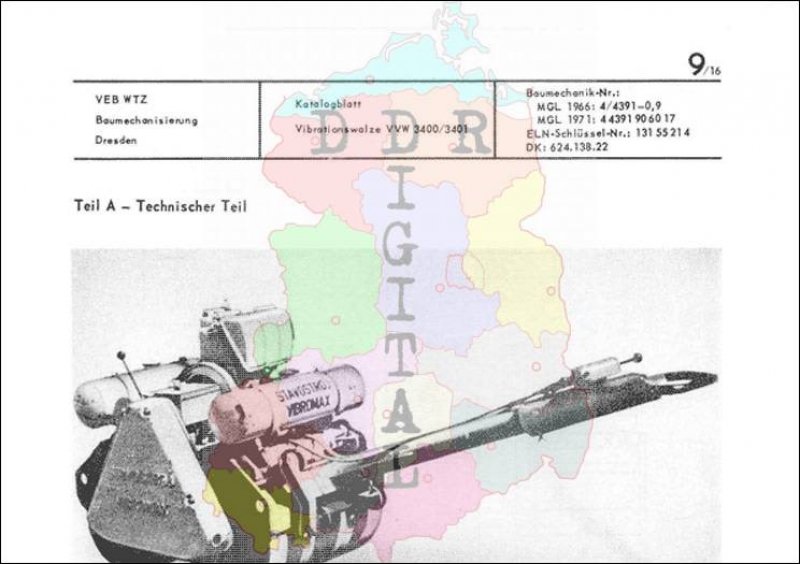 Vibrationswalze VVW 3400/3401