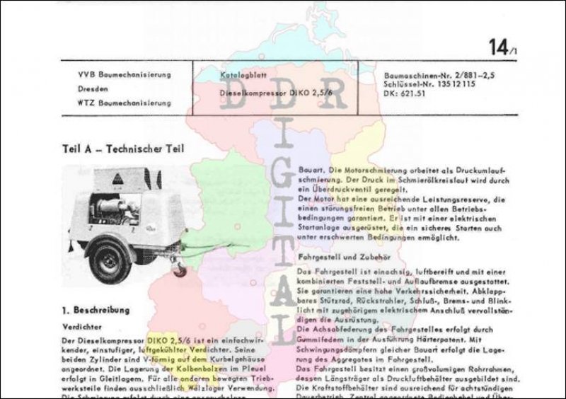 Dieselkompressor DIKO 2,5/6