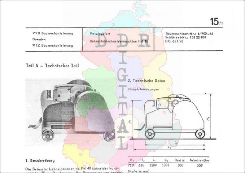 Betonstahlschneidemaschine FM 48