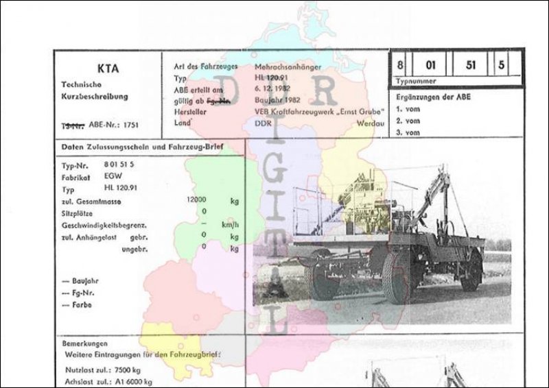 Mehrachsanhänger HL 120.91