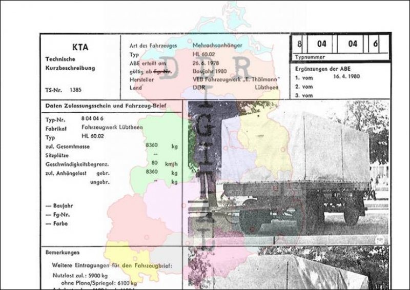 Mehrachsanhänger HL 60.02