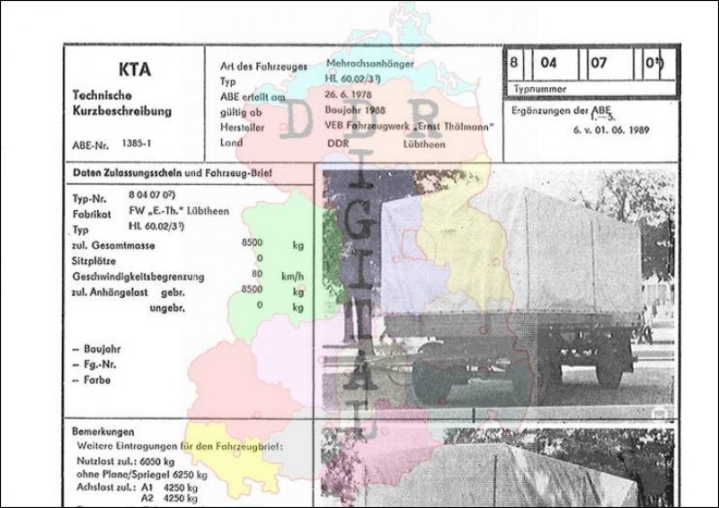 Mehrachsanhänger HL 60.02/3