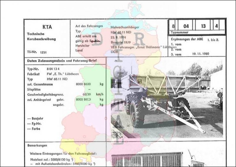 Mehrachsanhänger HW 60.11 ND