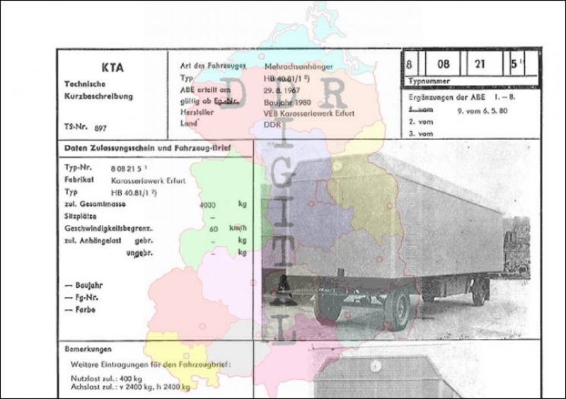 Mehrachsanhänger HB 40.81/2