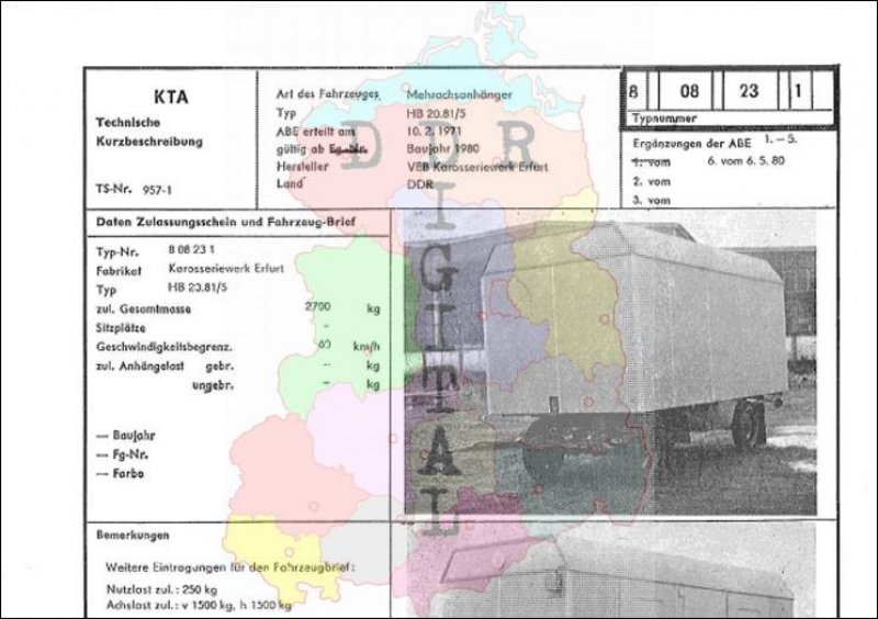 Mehrachsanhänger HB 20.81/5