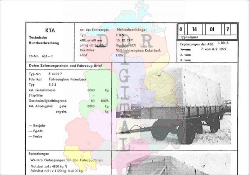 Mehrachsanhänger E 5 S