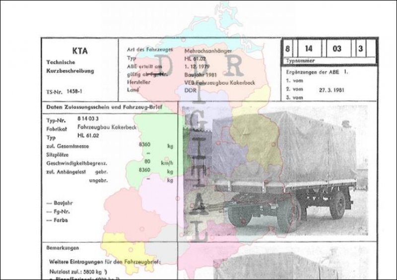 Mehrachsanhänger HL 61.02