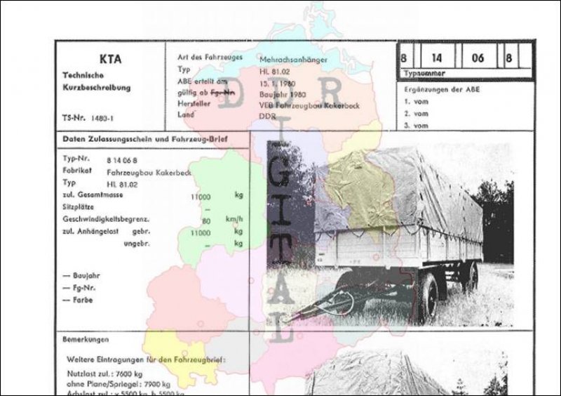 Mehrachsanhänger HL 81.02