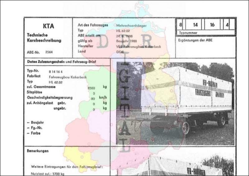 Mehrachsanhänger HL 62.02