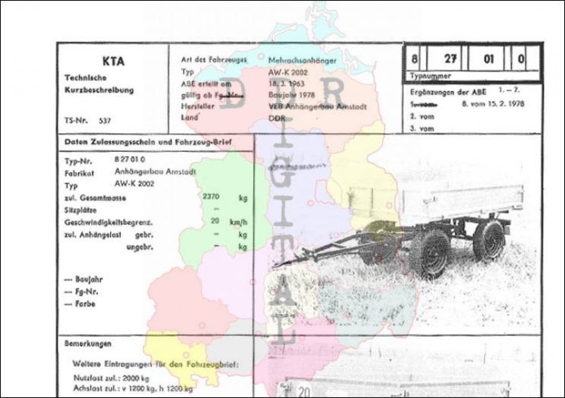 Mehrachsanhänger AW-K 2002