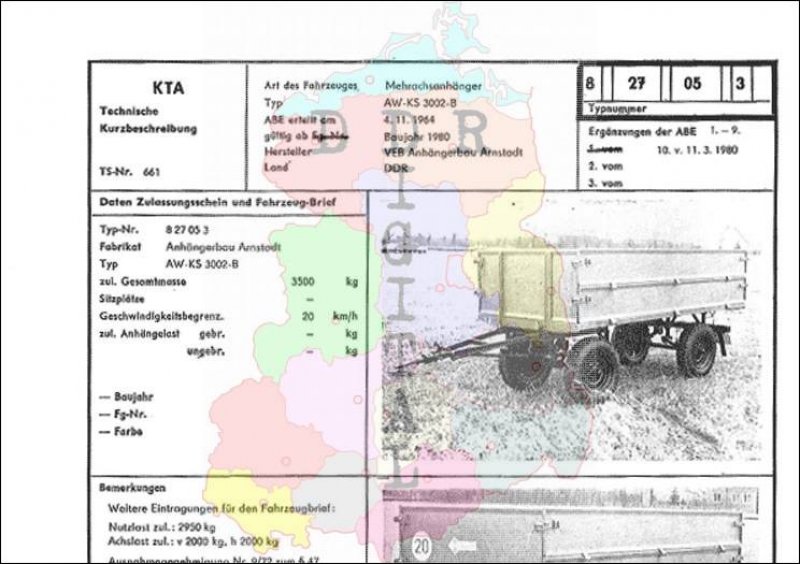 Mehrachsanhänger AW-KS 3002-B