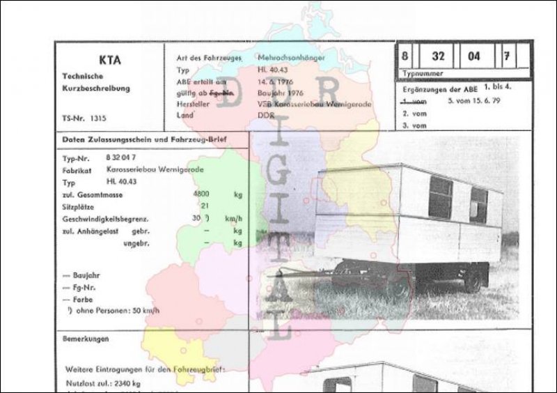 Mehrachsanhänger HL 40.43