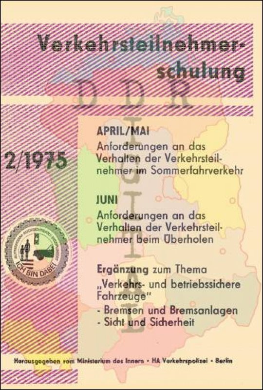 Verkehrsteilnehmerschulung 2/1975