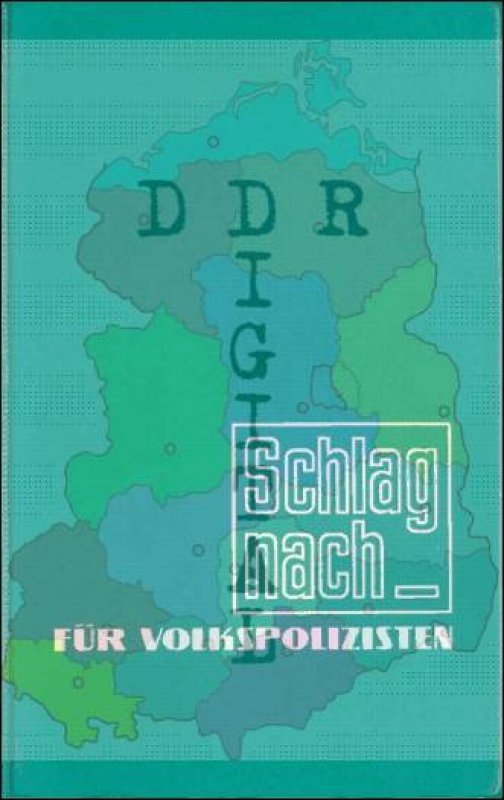 Schlag nach - für Volkspolizisten
