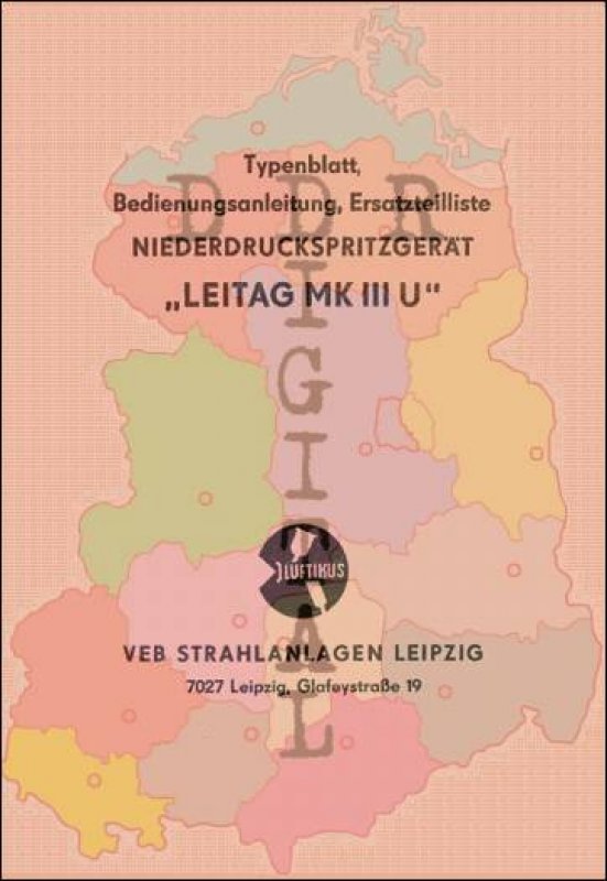 Niederdruckspritzgerät "LEITAG MK III U"