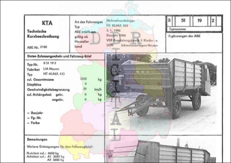 Mehrachsanhänger HT 40.04/L 433