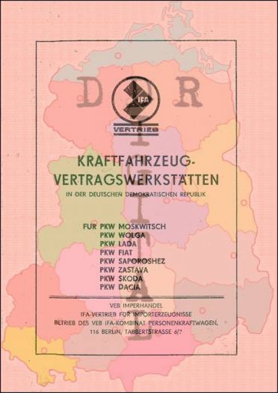 Kraftfahrzeug-Vertragswerkstätten in der Deutschen Demokratischen Republik