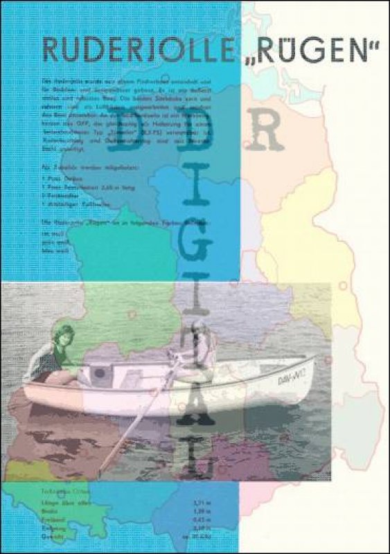 Ruderjolle "Rügen", Outbordboot, Jugend Jolle "Cadet", "Sprint Junior",