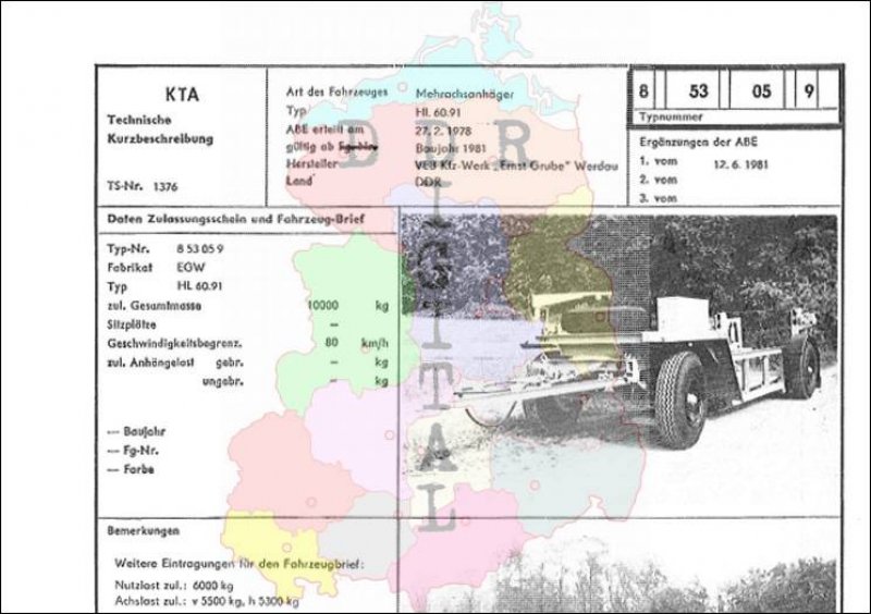 Mehrachsanhänger HL 60.91