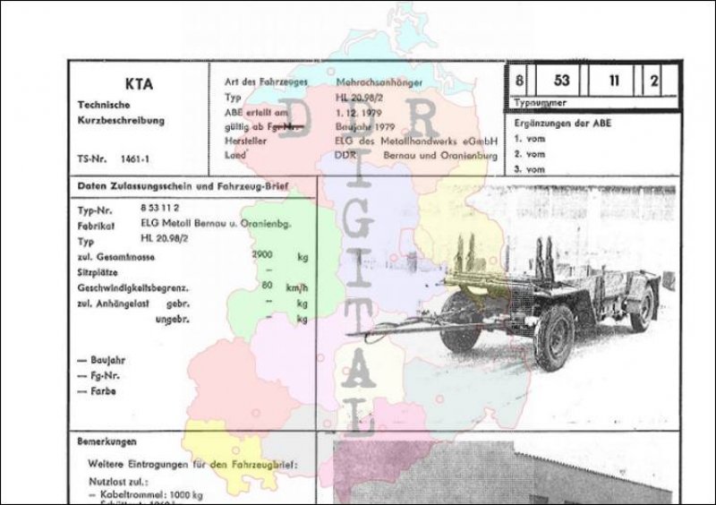 Mehrachsanhänger HL 20.98/2