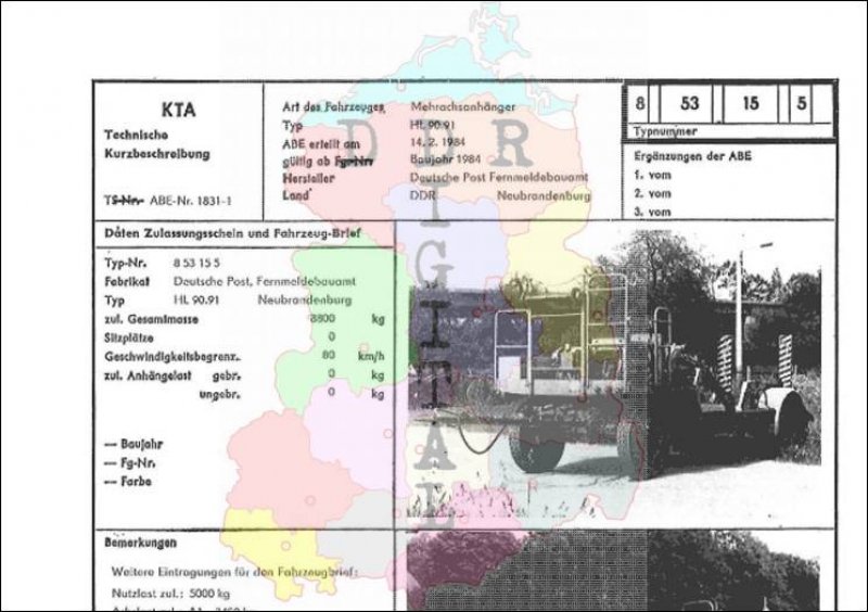Mehrachsanhänger HL 90.91