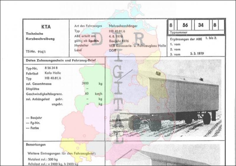 Mehrachsanhänger HB 40.81/6