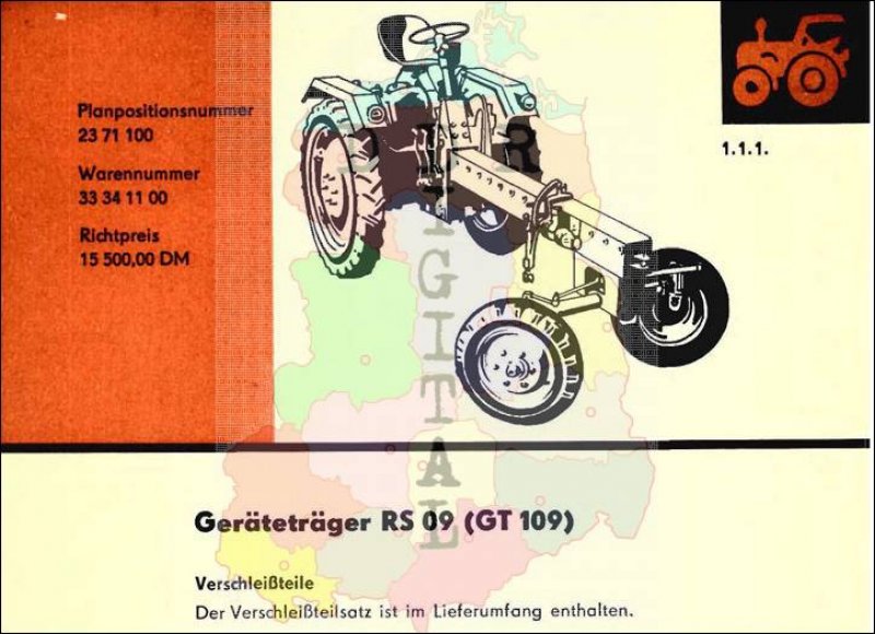 Geräteträger RS 09 (GT 109)