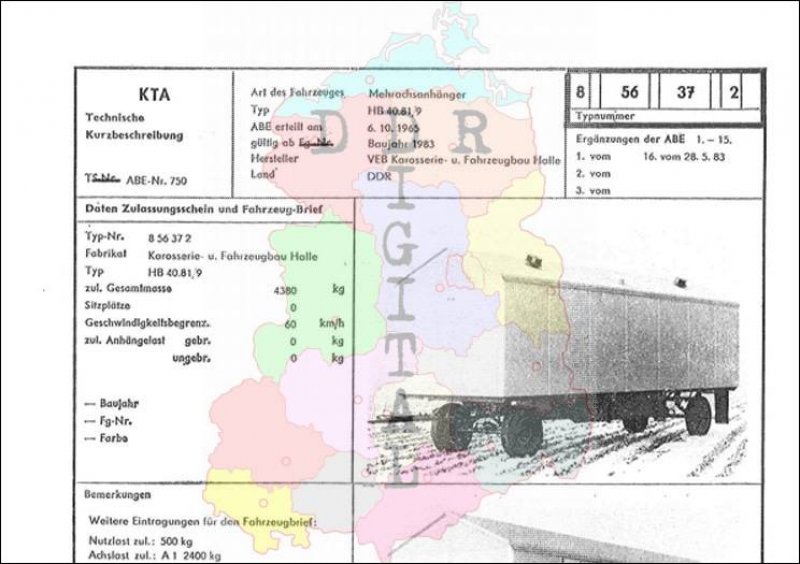 Mehrachsanhänger HB 40.81/9