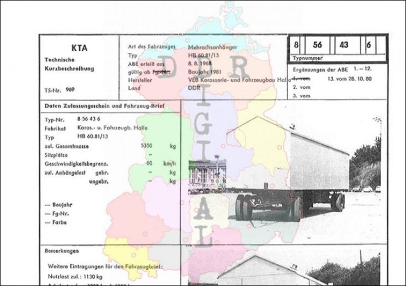 Mehrachsanhänger HB 60.81/13