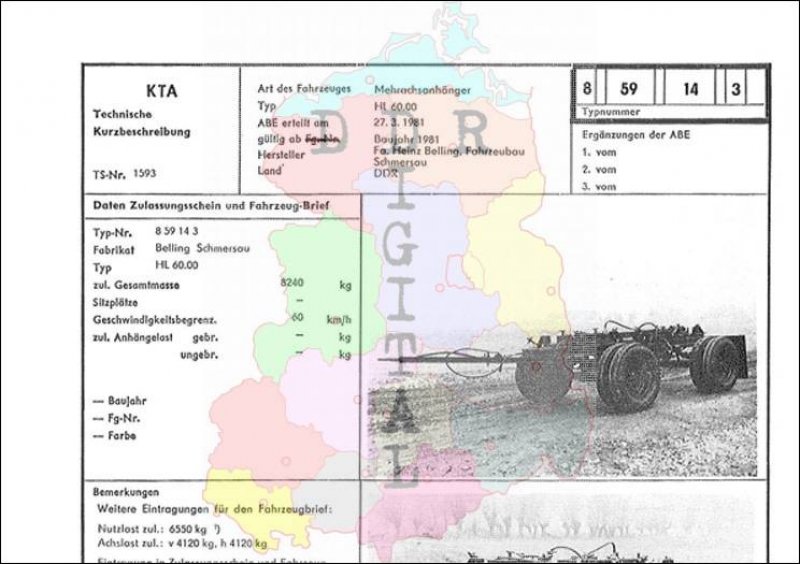 Mehrachsanhänger HL 60.00