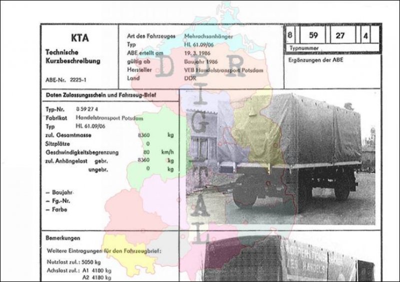 Mehrachsanhänger HL 61.09/06