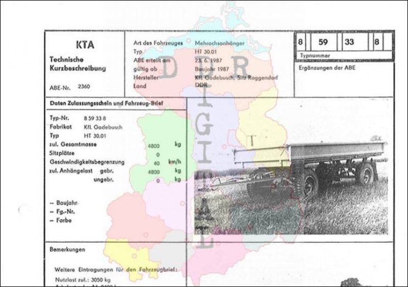 Mehrachsanhänger HT 30.01
